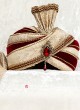 Glamerous Brocade Silk And Velvet Wedding Turban